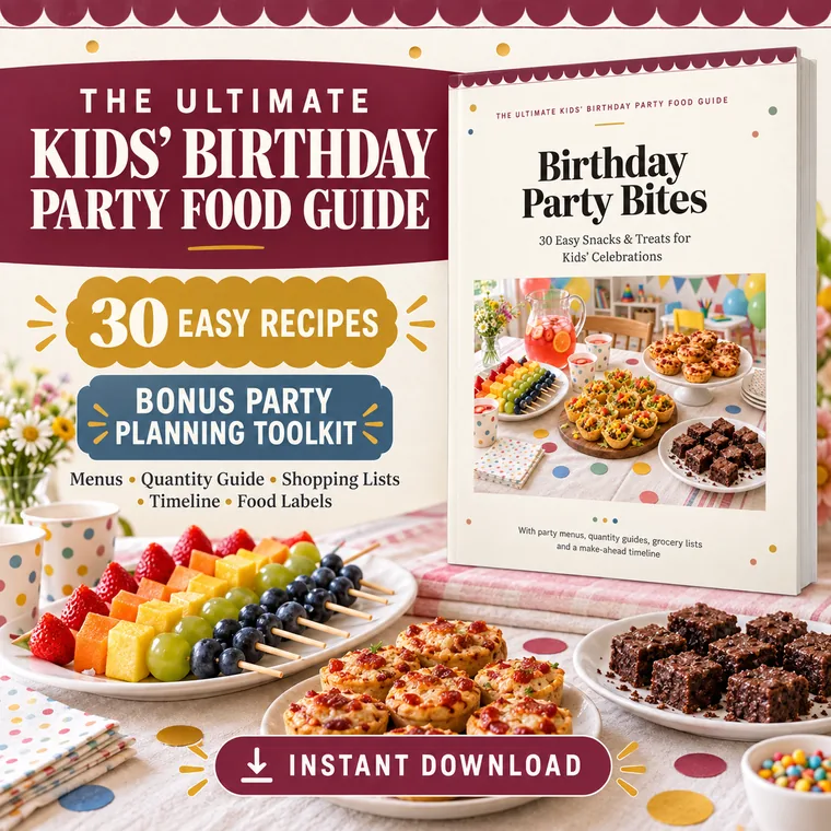 The Ultimate Kids’ Birthday Party Food Guide: 30 easy recipes plus a bonus party planning toolkit